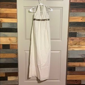 Banana Republic halter maxi dress